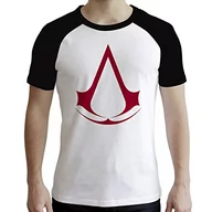 Koszulki męskie - ABYstyle Abystyle  ASSASSIN'S CREED  t-shirt "herb"  męski  biały i czarny (XL) Abysse Corp_ABYTEX44688 - miniaturka - grafika 1
