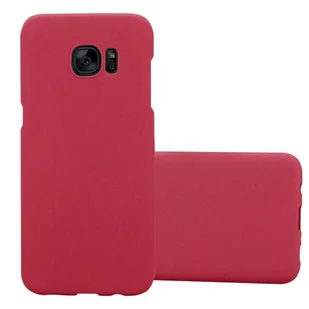 Pokrowiec Etui Do Samsung Galaxy S7 EDGE w FROSTY CZERWONY Pokrowiec Ochronny Obudowa Hard Case Cover Cadorabo - Etui i futerały do telefonów - miniaturka - grafika 1