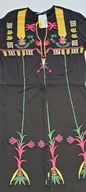 Sukienki - Desigual sukienka na co dzień boho midi rozmiar S długi rękaw hafty wiskoza - miniaturka - grafika 1