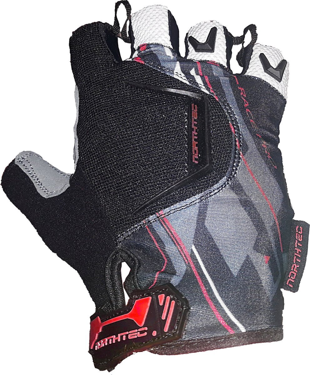 Rękawiczki Northtec High czarno-czerwony XL