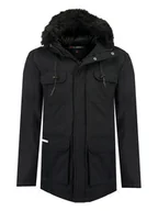 Kurtki męskie - Geographical Norway Parka "Batina" w kolorze granatowym - miniaturka - grafika 1