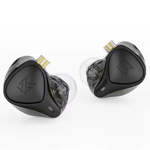 KZ ZEX Pro Wired Earphones In-Ear Electrostatic Dynamic black - Słuchawki - miniaturka - grafika 2