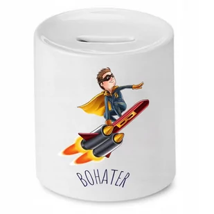 SKARBONKA DLA DZIECI BOHATER PREZENT z Nadrukiem ze Zdjęciem - Skarbonki - miniaturka - grafika 1