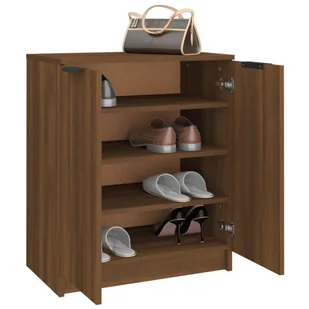 Lumarko Szafka na buty, brązowy dąb, 59x35x70 cm - Szafki na buty - miniaturka - grafika 9