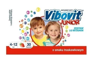 TEVA VIBOVIT JUNIOR TRUSKAWKOWY 30 sasz. - Przeziębienie i grypa - miniaturka - grafika 1
