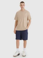 Spodenki męskie - 4F Spodenki casual cargo męskie 4FRSS25TSHOM759-22S Czarny Roz. S - miniaturka - grafika 1