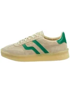 Trampki damskie - GANT Footwear Skórzane sneakersy "Cuzima Crepe" w kolorze beżowo-zielonym - miniaturka - grafika 1