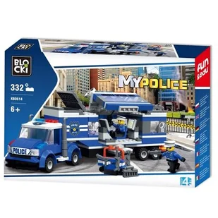 Blocki Klocki Blocki MyPolice 332 elementy Mobilny posterunek KB0614 - Klocki - miniaturka - grafika 1