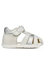 Buty dla dziewczynek - Geox Sandały B Sandal Macchia B254WB 007BC C0459 Beżowy - miniaturka - grafika 1
