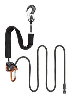 Lonża pozycjonująca Climbing Technology Finch+ Shelter 5m - black - Sprzęt wspinaczkowy - miniaturka - grafika 1