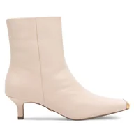 Botki damskie - Botki Gino Rossi ENNA-111430 Beżowy - miniaturka - grafika 1