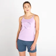 Koszulki i topy damskie - Dare 2b Damska koszulka na ramiączkach Free climb II Purpurowy, Cotton, Rozmiar: 36 - miniaturka - grafika 1