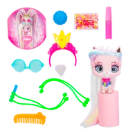 Figurki dla dzieci - VIP Pets Cats Kotek z włosami do stylizacji Figurka Selena - miniaturka - grafika 1