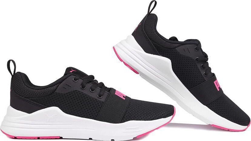 Puma Buty dla dzieci Puma Wired Run Jr czarne 374214 20 38,5