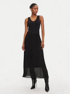 Morgan Sukienka codzienna 242-RMLISS Czarny Regular Fit - Sukienki - miniaturka - grafika 1