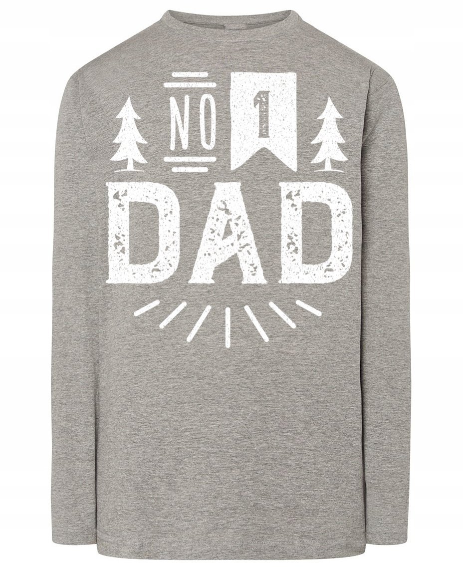 Longsleeve fajny na prezent nadruk TATA nr 1 r.XXL