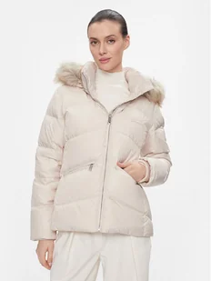 Calvin Klein Kurtka puchowa K20K207070 Beżowy Regular Fit - Kurtki damskie - miniaturka - grafika 1