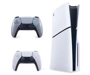 Sony PlayStation 5 Slim Fortnite + pad Sterling Silver - Konsole Playstation - miniaturka - grafika 1