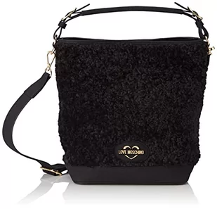 Love Moschino Damska torba na ramię Jc4384pp0fkn100a, czarna - Torebki damskie - miniaturka - grafika 1