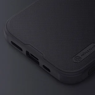 Wzmocnione etui do iPhone 15 Pro Max Nillkin Super Frosted Shield Pro - niebieskie - Etui i futerały do telefonów - miniaturka - grafika 10
