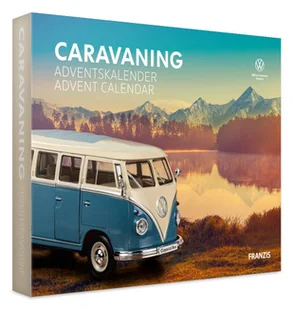 Model Camper van VW Bulli T1 - kalendarz adventowy biało/niebieski - Kalendarze - miniaturka - grafika 1