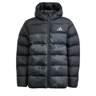 Kurtki i płaszcze dla chłopców - adidas Uniseks - dzieci SYNTHETIC DOWN ALLOVER PRINT JACKET, Black, 9-10 Years - miniaturka - grafika 1