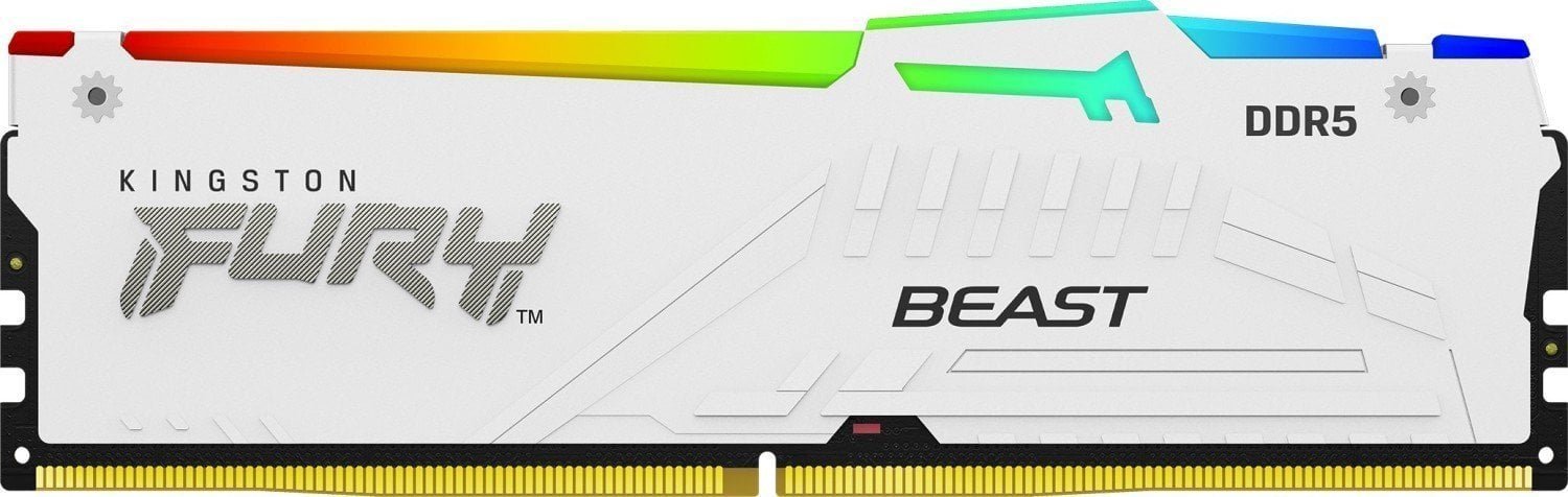 Pamięć Kingston Fury Beast RGB, DDR5, 16 GB, 6400MHz, CL32 KF564C32BWEA-16
