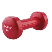 Pozostały sprzęt i akcesoria do ćwiczeń - HMS s Ciężarki Żeliwne Pokryte Winylem 17023 2 Kg - miniaturka - grafika 1