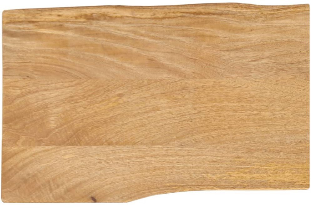 vidaXL Blat stołu, 50x40x2,5 cm, naturalna krawędź, lite drewno mango