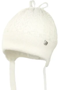 Dziewczęca czapka na zimę ADALINA ekri - Czapki dla dzieci Dziewczęca czapka na zimę ADALINA ekri - Czapki dla dzieci - miniaturka - grafika 1