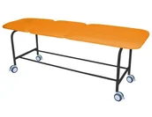 Meble i wyposażenie gabinetów medycznych - LM-02K Standard kozetka lekarska 3-częściowa na kołach - miniaturka - grafika 1