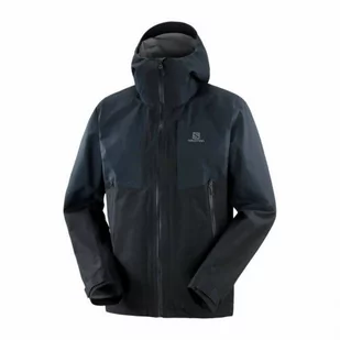 Kurtka Salomon Outline GTX Hybrid Black - Kurtki i kamizelki sportowe damskie - miniaturka - grafika 1