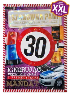 Kartka Na 30 Urodziny Duża Xxl Ple4 - Kartki okolicznościowe i zaproszenia - miniaturka - grafika 1