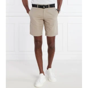 Calvin Klein Szorty + pasek MODERN TWILL | Slim Fit | Slim Fit - Spodenki męskie - miniaturka - grafika 1
