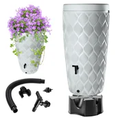 Zbiorniki na deszczówkę - Zbiornik na deszczówkę Reveret 240L z zestawem przyłączeniowym i podstawką - miniaturka - grafika 1