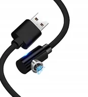 Kable USB - KABEL MAGNETYCZNY UNIWERSALNY BEZ KO��C��WKI CZARNY - miniaturka - grafika 1