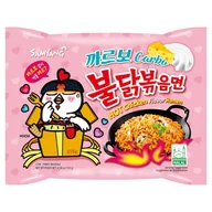 Kuchnie świata - Samyang Ramyun o smaku ostrego kurczaka a la Carbonara, ogniście ostry 130g - Samyang 1505-uniw - miniaturka - grafika 1