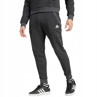 Spodnie męskie adidas Seasonal Essentials Mélange szare IW6357 S - Dresy męskie - miniaturka - grafika 1