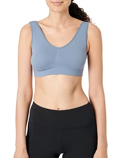 ONLY Damski biustonosz sportowy Onpmira Seam Bra-Noos, Blue Mirage, M - Biustonosze - miniaturka - grafika 1