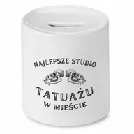 Skarbonki - Skarbonka Dla Huberta na Urodziny Imieniny Prezent z Nadrukiem ze Zdjęciem + Opakowanie na prezent (wzór 02) - miniaturka - grafika 1