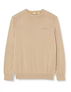 Swetry męskie - Timberland Modrn Wash Sweater Sweter Męski, Humus, XL - grafika 1