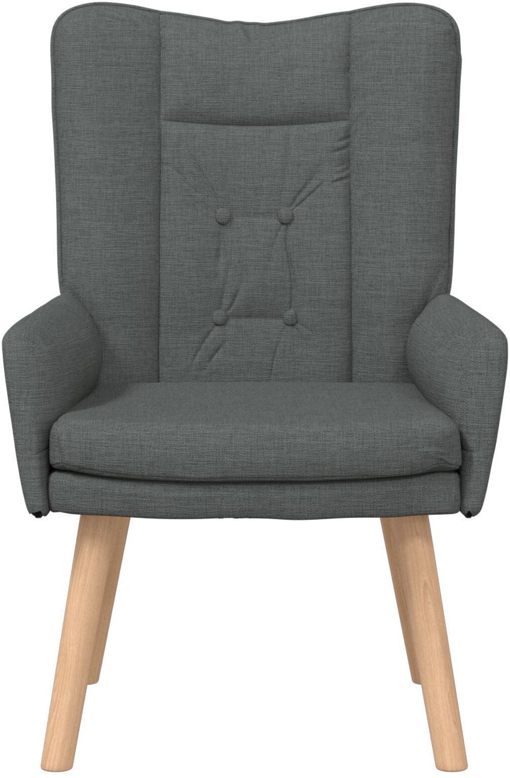 Fotel relaksacyjny vidaXL ciemnoszary materiał