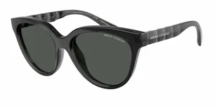 Okulary Przeciwsłoneczne Armani Exchange AX 4148SU Shiny Transparent Grey - Okulary przeciwsłoneczne - miniaturka - grafika 1