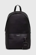 Plecaki - Calvin Klein plecak męski kolor czarny duży gładki K50K511846 - miniaturka - grafika 1