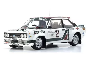 Kyosho Fiat 131 Abarth #2 4Th Rallye Monte Ca 1:18 08376G - Samochody i pojazdy dla dzieci - miniaturka - grafika 1