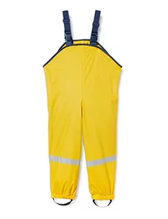 Spodnie i spodenki dla chłopców - Playshoes Unisex dziecięce spodnie przeciwdeszczowe, wiatro- i wodoodporne spodnie marynarskie, żółty, 140 - grafika 1
