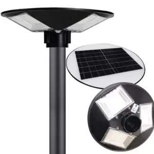 Lampa solarna, latarnia ogrodowa LED 300W + Pilot - Lampy ogrodowe - miniaturka - grafika 1