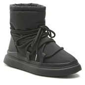 Buty dla dziewczynek - Śniegowce DeeZee CS5855-03 Czarny - miniaturka - grafika 1