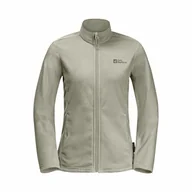 Bluzy damskie - Damska bluza polarowa Jack Wolfskin TAUNUS FZ W seal - XS - miniaturka - grafika 1