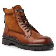 Botki męskie - Trzewiki Pepe Jeans PMS50235 Cognac 879 - miniaturka - grafika 1